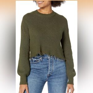 Steve Madden Forest Green Knit Pullover